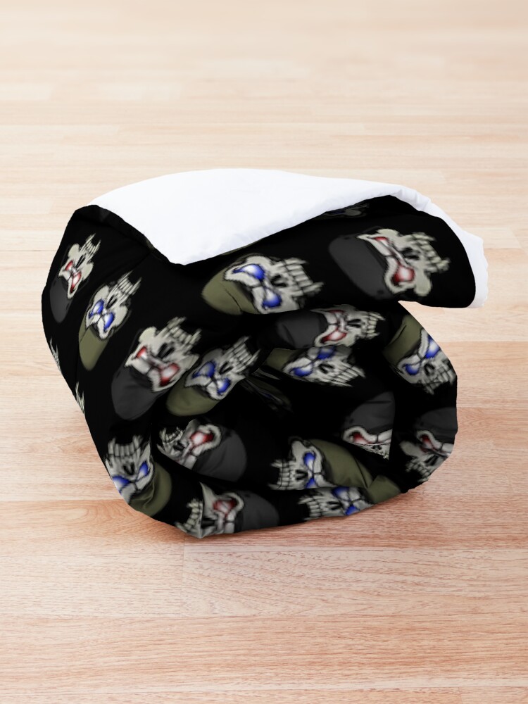 Thumbnail 4 of 6, Comforter, MONSTERGEDDON 42 Skull x 4 designed and sold by MONSTERGEDDON42.