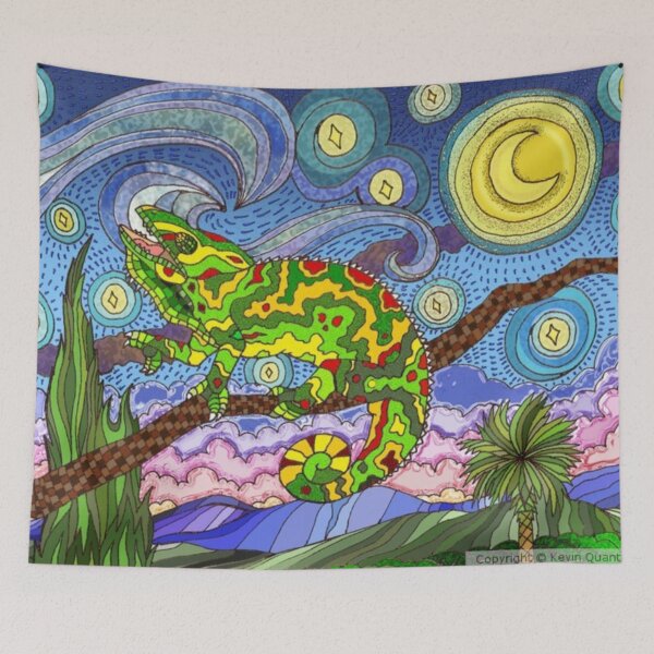 Item preview, The Chameleon's Night designed and sold by Q Art & Design .