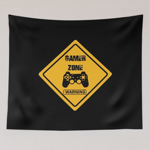 Item preview, Gamer Zone Warning designed and sold by LordArt.
