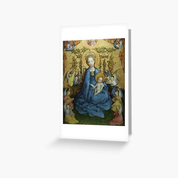 Item preview, Mother Mary: Madonna in the rose-garden, by Stefan Lochner 1448 designed and sold by The Great  Art.