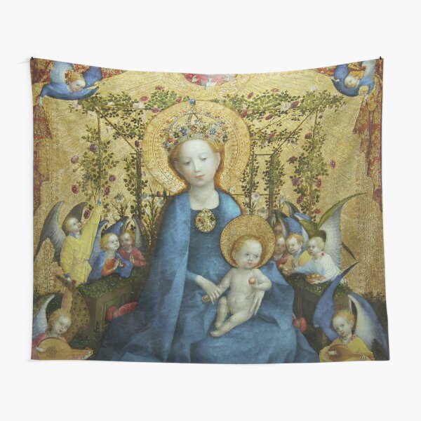 Item preview, Mother Mary: Madonna in the rose-garden, by Stefan Lochner 1448 designed and sold by The Great  Art.