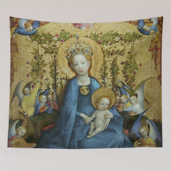 Item preview, Madre María: Virgen en el jardín de rosas, de Stefan Lochner 1448 designed and sold by The Great  Art.