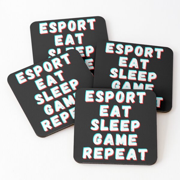 Item preview, Esport eat sleep game repeat designed and sold by OneTimeEngineer.