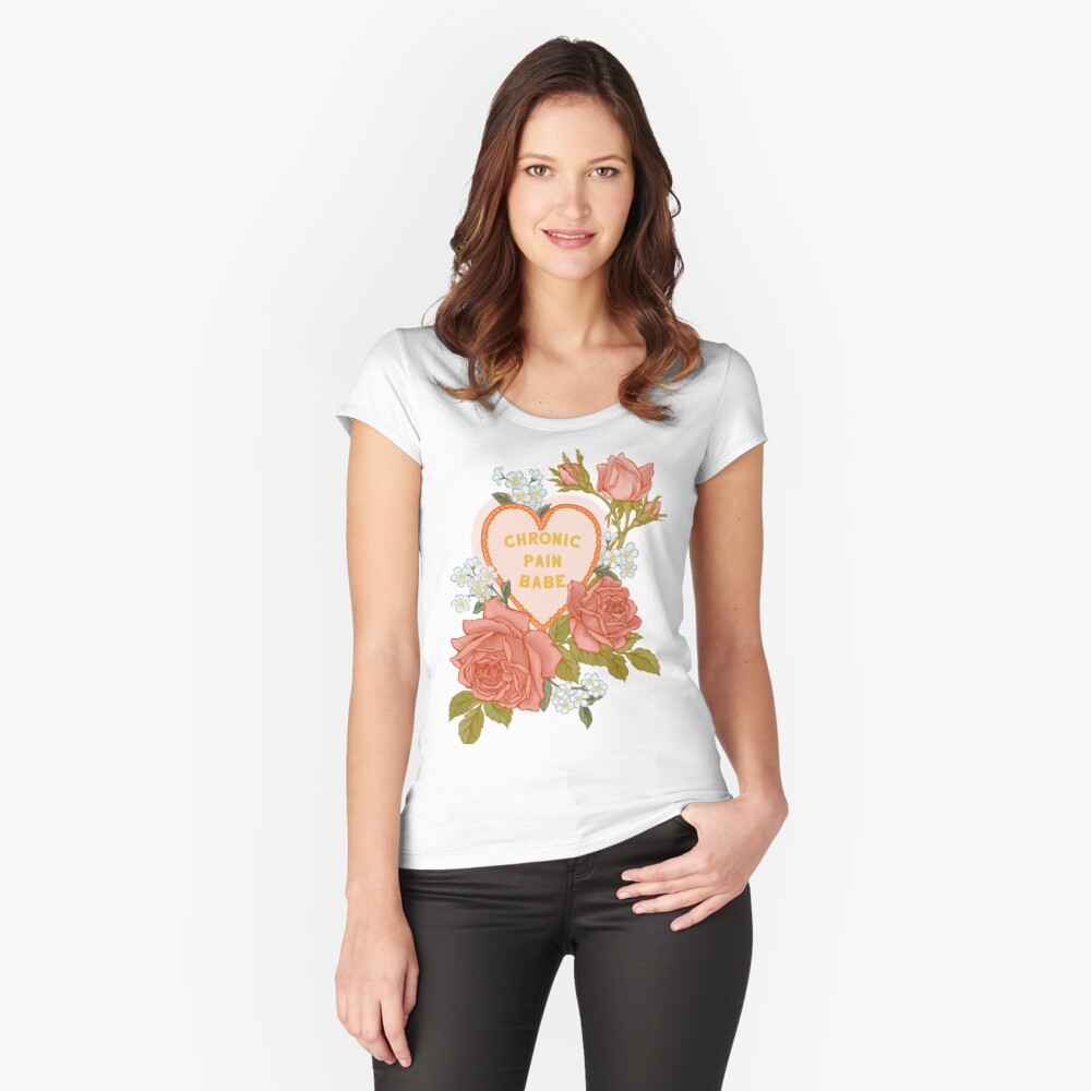 Item preview, Fitted Scoop T-Shirt designed and sold by fabfeminist.