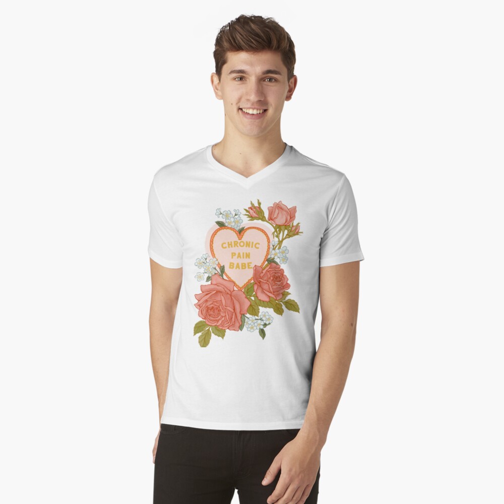 Item preview, V-Neck T-Shirt designed and sold by fabfeminist.
