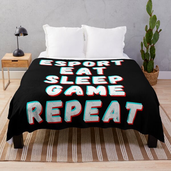 Item preview, Esport eat sleep game repeat designed and sold by OneTimeEngineer.
