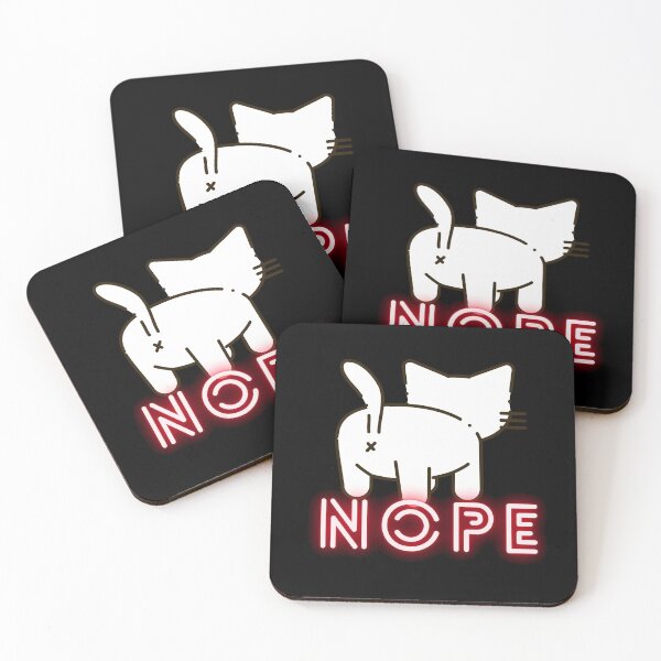 Item preview, NOPE cat designed and sold by avocadissimo.