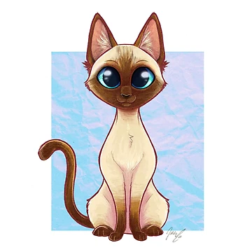 Artwork thumbnail, Siamese Rue Rue by Nikole Murphy