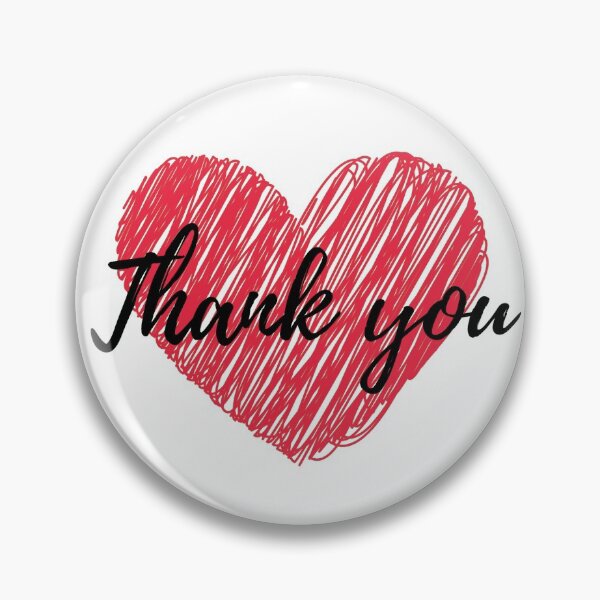 Item preview, Thank you pattern and sticker - red and black edition designed and sold by InyasArt.