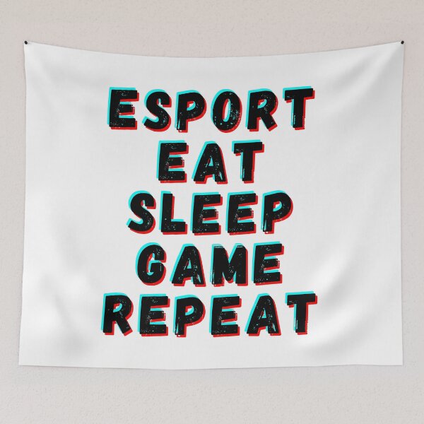 Item preview, Esport eat sleep game repeat funny gamer designed and sold by OneTimeEngineer.