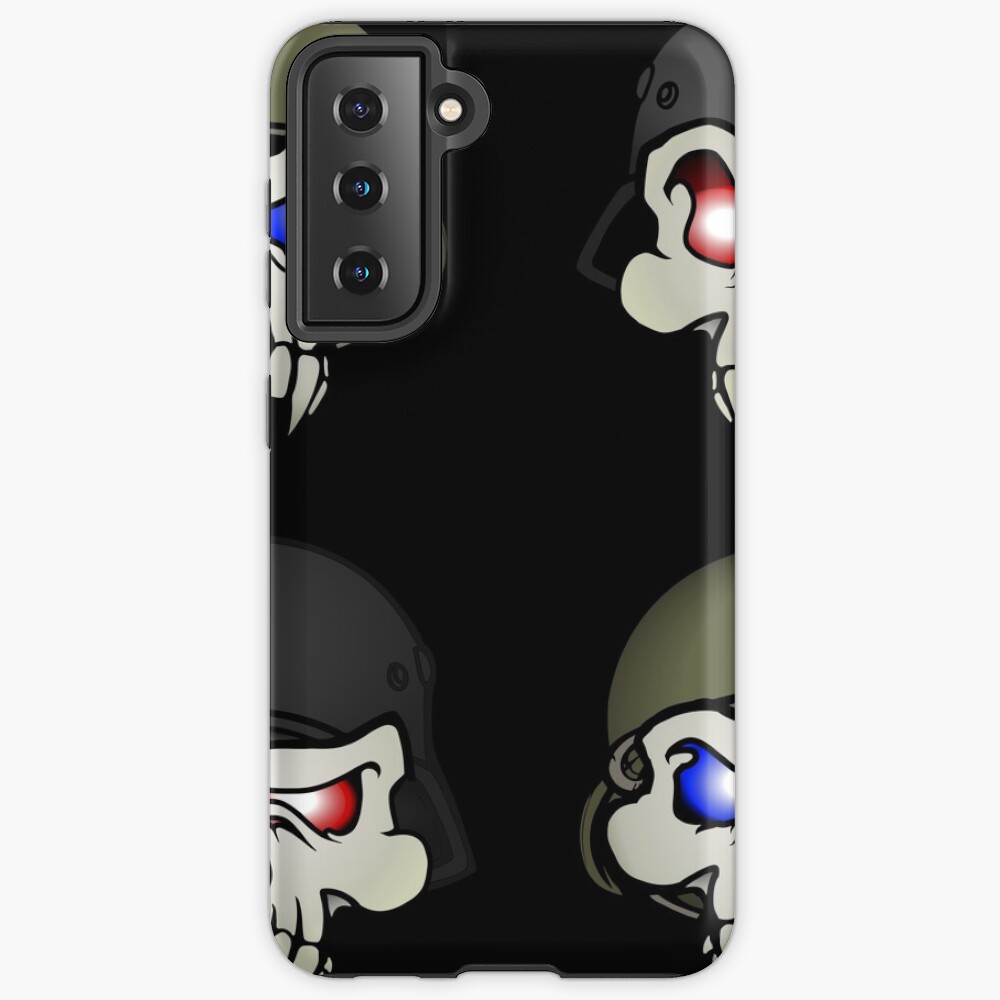 MONSTERGEDDON 42 Skull x 4 Samsung Galaxy Phone Case