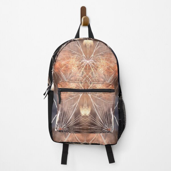Item preview, Beautiful golden fireworks surreal shaped symmetrical kaleidoscope designed and sold by Grégory DUBUS.