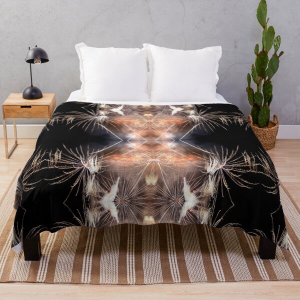 Item preview, Beautiful golden fireworks surreal shaped symmetrical kaleidoscope designed and sold by Grégory DUBUS.