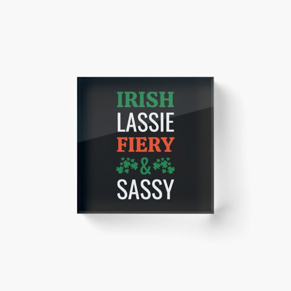 Item preview, Irish Lassie Fiery & Sassy designed and sold by ChelleCreate.