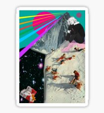 Connan Mockasin collage Sticker