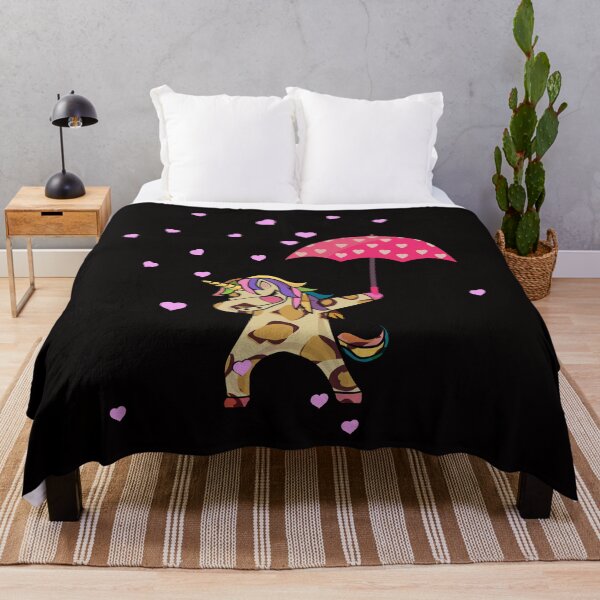 Item preview, Valentine´s Dabbing Unicorn with Umbrella designed and sold by joanaoberg.