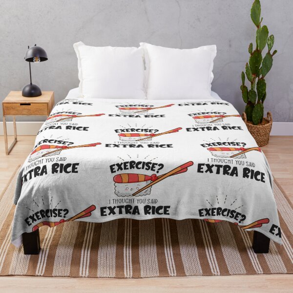 Item preview, Exercise? I Thought You Said Extra Rice designed and sold by Phorase.