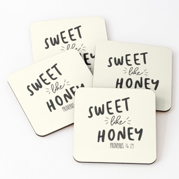 Item preview, Sweet Like Honey - black font designed and sold by Kendyl Stewart.