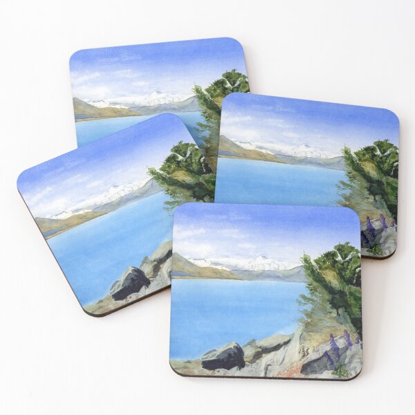 Item preview, View of Lake Pukaki and Mount Cook designed and sold by Karottenlotte.