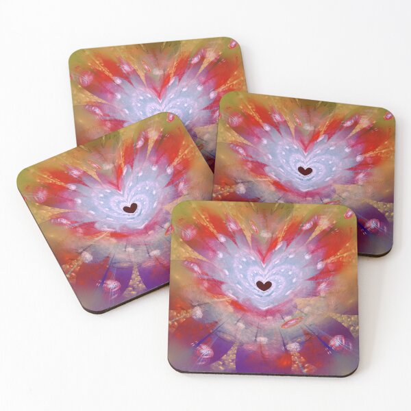 Item preview, Fractal Hearts and Flowers 010121lr2 designed and sold by Campbell Gallery.