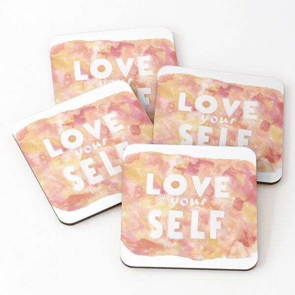 Item preview, Love Yourself | Motivational Watercolor designed and sold by Zab Butler Design.