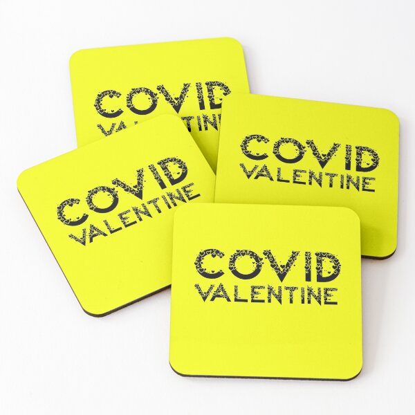 Item preview, Covid Valentine Yellow designed and sold by DamaliePierre.