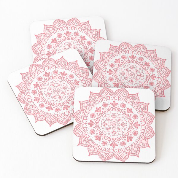 Item preview, Flower Illustrations: Pink Mandala designed and sold by ChriseryMerch.