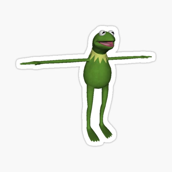 T-Pose Frog Sticker