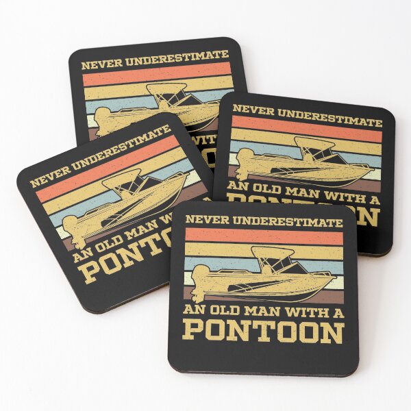 Item preview, Never Underestimate An Old Man With A Pontoon designed and sold by sesa10.