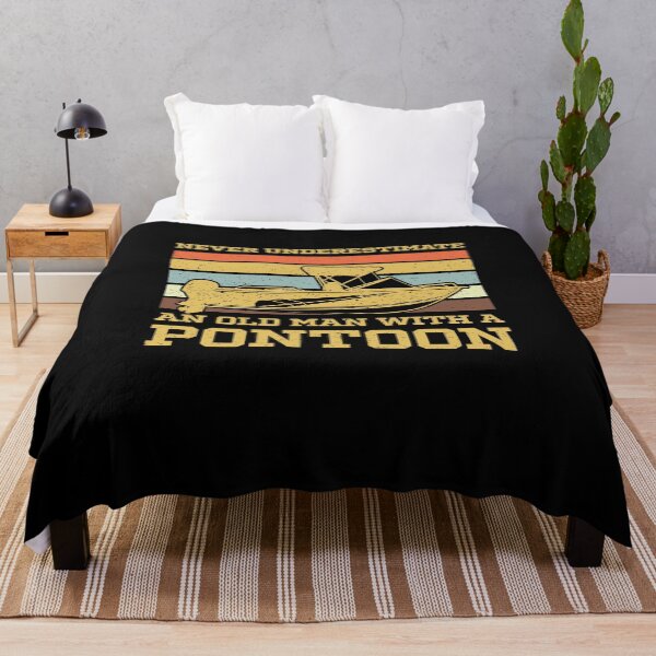Item preview, Never Underestimate An Old Man With A Pontoon designed and sold by sesa10.