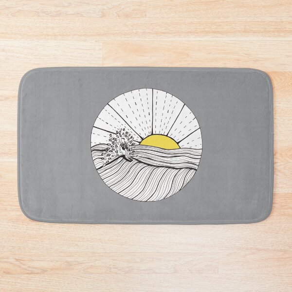 Item preview, Surfer Line Art Ink Illustration designed and sold by Sandra Connelly.