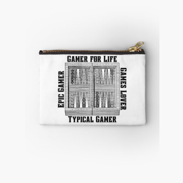 Item preview, Backgammon Gamer for Life Noir designed and sold by MonocleSkully.