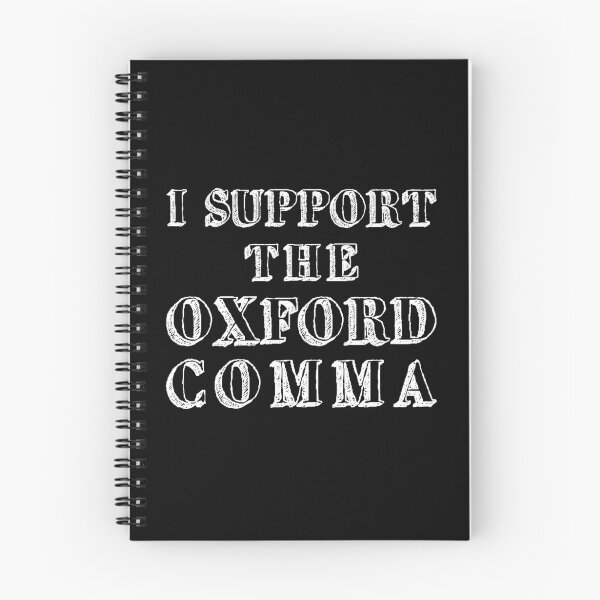 Item preview, I Support the Oxford Comma [white] designed and sold by CaptainApollo.