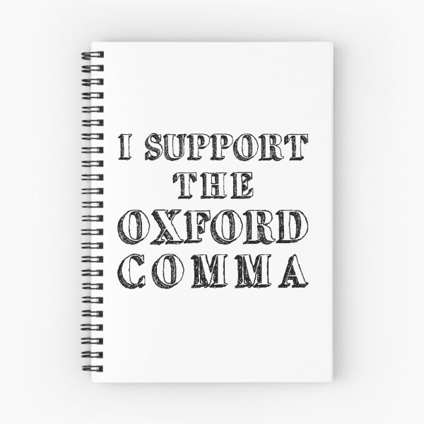 Item preview, I Support the Oxford Comma [black] designed and sold by CaptainApollo.