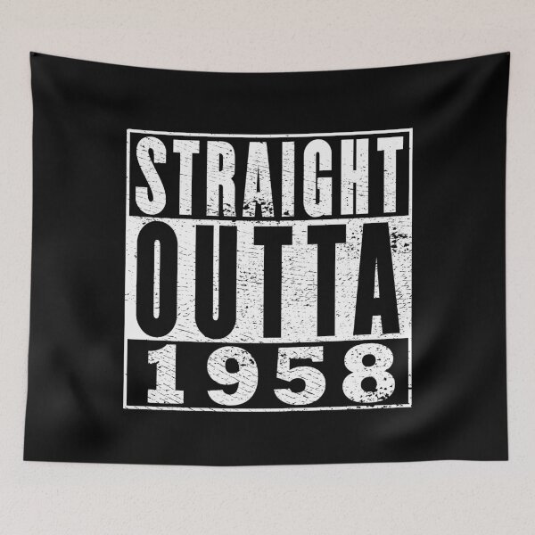 Item preview, Straight Outta 1958 Birthday designed and sold by RandomStuffShop.