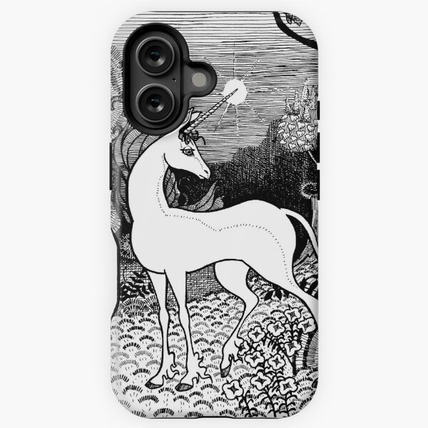 The Last Unicorn in the shadow of the forest iPhone Tough Case