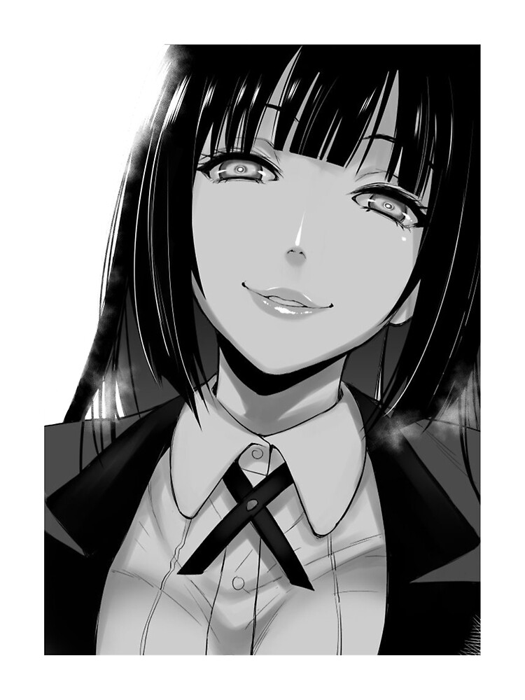 "Jabami yumeko smiling" Art Print by hellusinatien | Redbubble