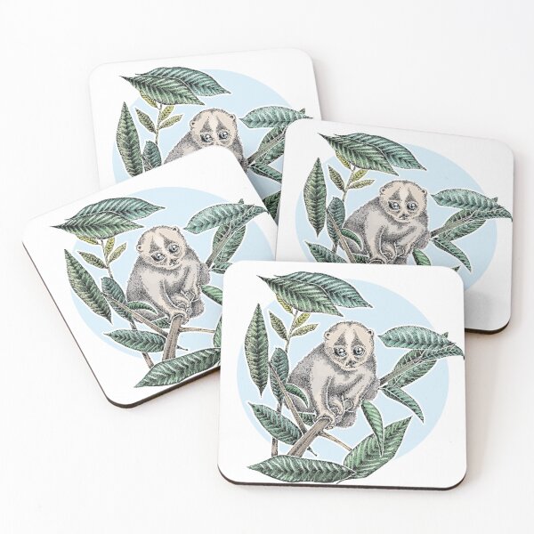 Item preview, Drawing of a cute slow loris - save the slow loris designed and sold by Francesco Carli.