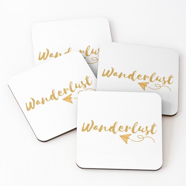 Item preview, Wanderlust in gold / orche designed and sold by printhappy.