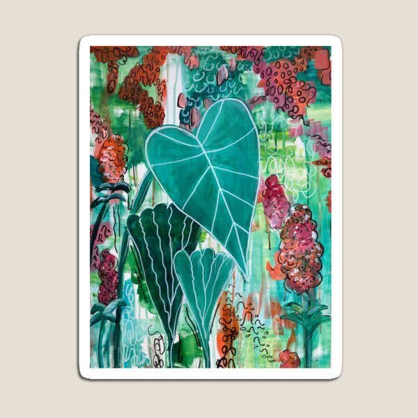 Heart Leaf Philodendron Magnet
