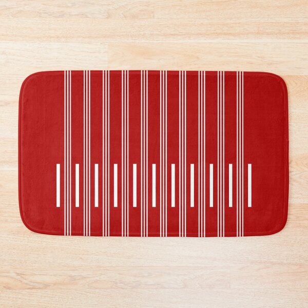 Item preview, Patrón de línea abstracta en rojo designed and sold by MadandMean.