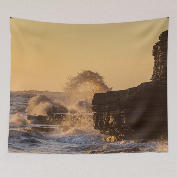 Item preview, Dunraven Bay Sunset Glamorgan Heritage Coast south Wales designed and sold by heidipics.
