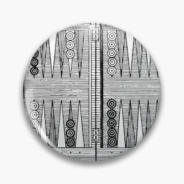 Item preview, Backgammon Gamer for Life Noir designed and sold by MonocleSkully.