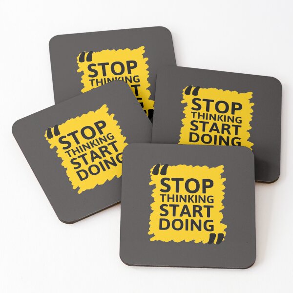 Item preview, Stop Thinking, Start Doing !! designed and sold by Paris Forever Magic.