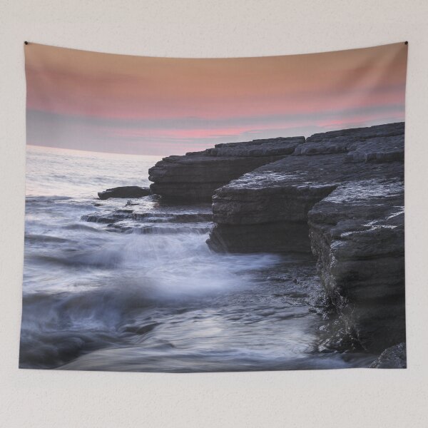 Item preview, Dunraven Bay Sunset Glamorgan Heritage Coast south Wales designed and sold by heidipics.