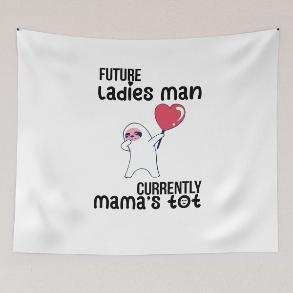 Item preview, Valentine's Sloth Future Ladies Man designed and sold by joanaoberg.