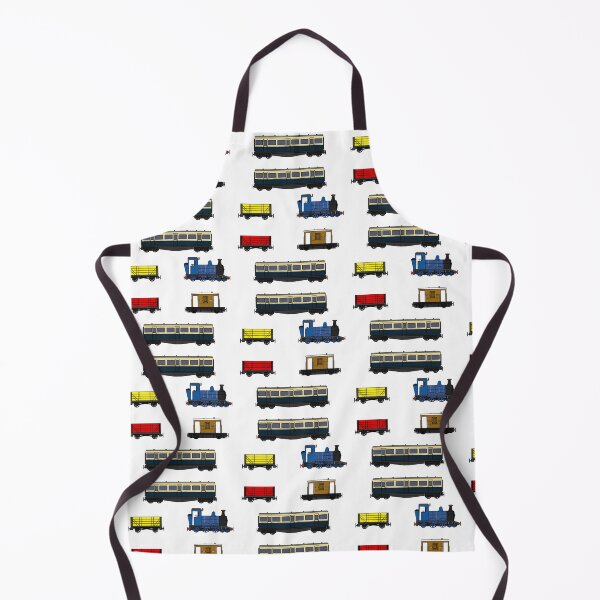 Item preview, Steam Train Magnet Sticker Pack Pattern (Blue Loco) designed and sold by doodlerob.
