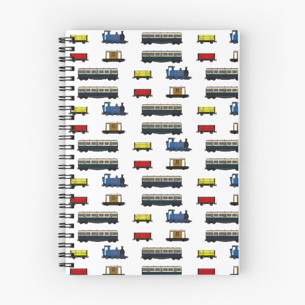 Item preview, Steam Train Magnet Sticker Pack Pattern (Blue Loco) designed and sold by doodlerob.