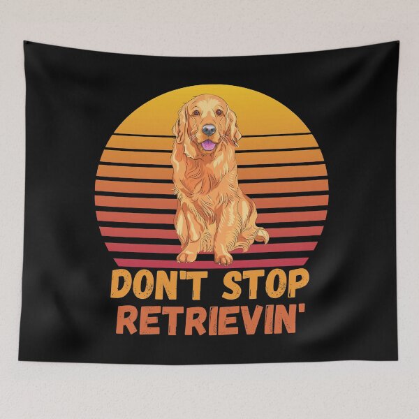 Artikelvorschau, golden retriever lustiges zitat cartoon golden retriever entworfen und verkauft von OneTimeEngineer.