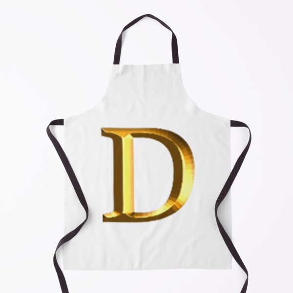 Item preview, Gold Upper Case Letter D designed and sold by molamode.